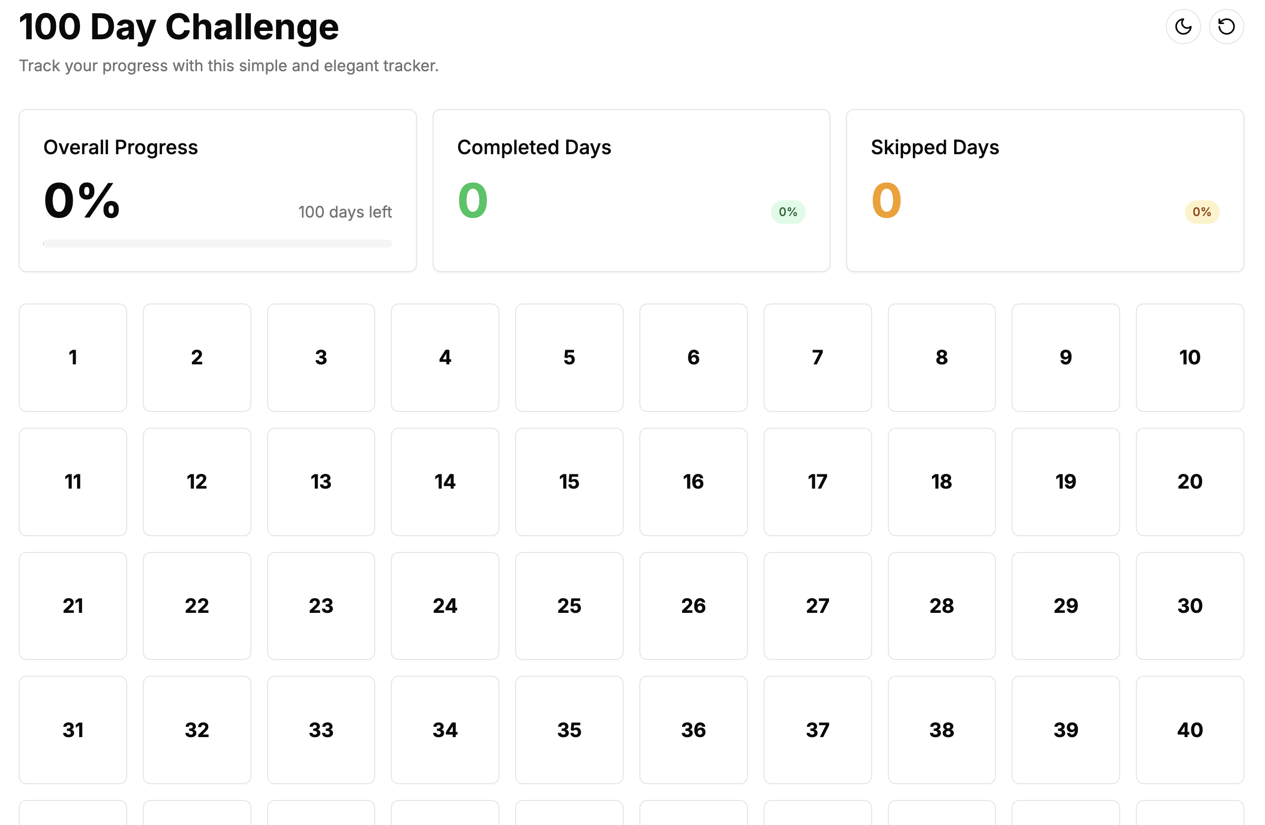 100 Day Challenge - 画像 1
